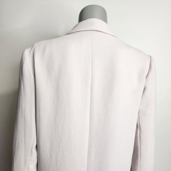 Aritzia Wilfred Cherrelle Light Pink Double-breasted Blazer Size XS - Picture 12 of 16